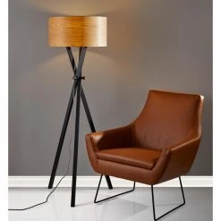 Outlet ✨ 3-Way Adesso Bronx Floor Lamp ❤️ -Adesso Sales Store detail2ADO1037