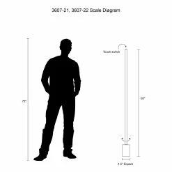 Budget ✔️ 4-Way Adesso Felix 3607-21 LED Wall Washer Floor Lamp ???? -Adesso Sales Store detail2ADO931