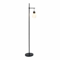 Best Pirce ✔️ Socket Lalia Home 1 Light Beacon Floor Lamp With Clear Glass Shade ❤️ -Adesso Sales Store detail2ALLT340