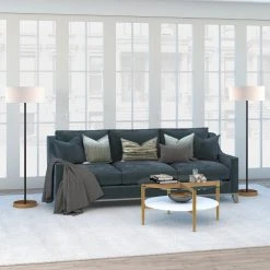 New ⌛ Hudson & Canal Standard Hudson & Canal Estella Floor Lamp ???? -Adesso Sales Store detail2HUDO102