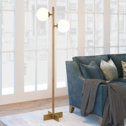 Hot Sale ???? Hudson & Canal Standard Hudson & Canal Twee Floor Lamp ???? -Adesso Sales Store detail2HUDO118