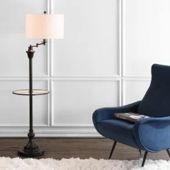 Buy ✨ Lamp Tables JONATHAN Y JYL Cora LED Side Table Floor Lamp ???? -Adesso Sales Store detail2JONA013