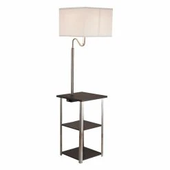 Coupon ???? Pull Chain ORE International Dru 58 In. Square Side Table Floor Lamp And USB Station ❤️ -Adesso Sales Store detail2ORE1067