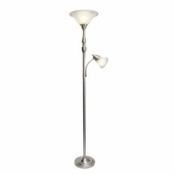 Flash Sale ???? 3-Way Elegant Designs ???? Mother Daughter Metal Floor Lamp ⌛ -Adesso Sales Store detail3ALLT271