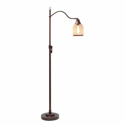 Top 10 ???? Socket Lalia Home Vintage Arched 1 Light Floor Lamp With Mesh Shade ???? -Adesso Sales Store detail3ALLT282