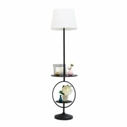 Promo ???? Socket Elegant Designs Bedside Nightstand End Table Dual Shelf Decorative Floor Lamp ???? 12 Promo ???? Socket Elegant Designs Bedside Nightstand End Table Dual Shelf Decorative Floor Lamp ???? -Adesso Sales Store detail3ALLT306