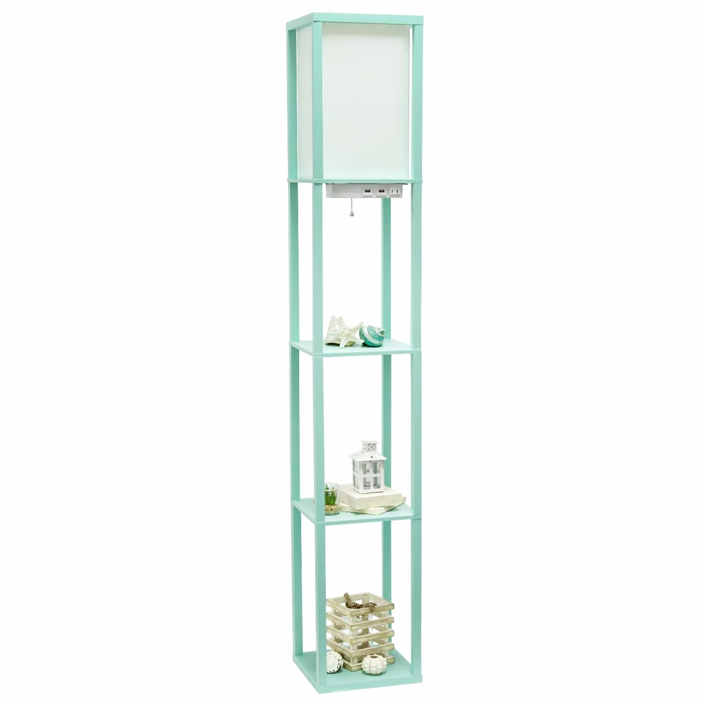 Cheap ???? Pull Chain Simple Designs Etagere Floor Lamp With Charging Station ???? 7 Cheap ???? Pull Chain Simple Designs Etagere Floor Lamp With Charging Station ???? - Image 7
