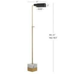 Discount ???? Standard JONATHAN Y Iva Adjustable LED Floor Lamp ???? -Adesso Sales Store detail4JONA038