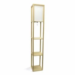 Wholesale ???? Pull Chain Simple Designs LF1014 Floor Lamp With Shelf ✔️ -Adesso Sales Store detail5ALLT209 1