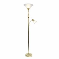 Flash Sale ???? 3-Way Elegant Designs ???? Mother Daughter Metal Floor Lamp ⌛ -Adesso Sales Store detail5ALLT271