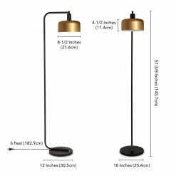 Discount ✨ Hudson & Canal Standard Hudson & Canal Cadmus Floor Lamp ???? -Adesso Sales Store detail5HUDO057