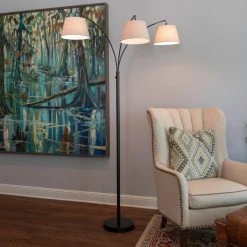Hot Sale ???? 3-Way Decor Therapy Ashbury 3 Arm Floor Lamp ???? 17 Hot Sale ???? 3-Way Decor Therapy Ashbury 3 Arm Floor Lamp ???? -Adesso Sales Store detail6JIMC810