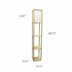 Wholesale ???? Pull Chain Simple Designs LF1014 Floor Lamp With Shelf ✔️ -Adesso Sales Store detail7ALLT209