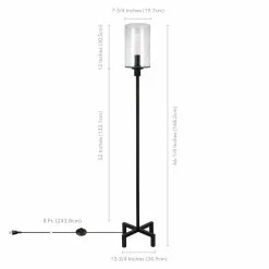 Best Pirce ???? Hudson & Canal Torchiere Hudson & Canal Panos Floor Lamp ???? -Adesso Sales Store detail7HUDO018