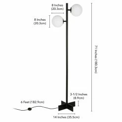 Hot Sale ???? Hudson & Canal Standard Hudson & Canal Twee Floor Lamp ???? -Adesso Sales Store detail7HUDO118
