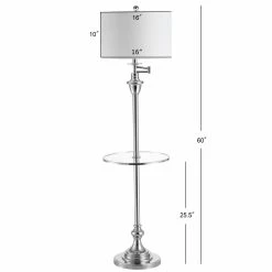 Buy ✨ Lamp Tables JONATHAN Y JYL Cora LED Side Table Floor Lamp ???? -Adesso Sales Store detail7JONA013