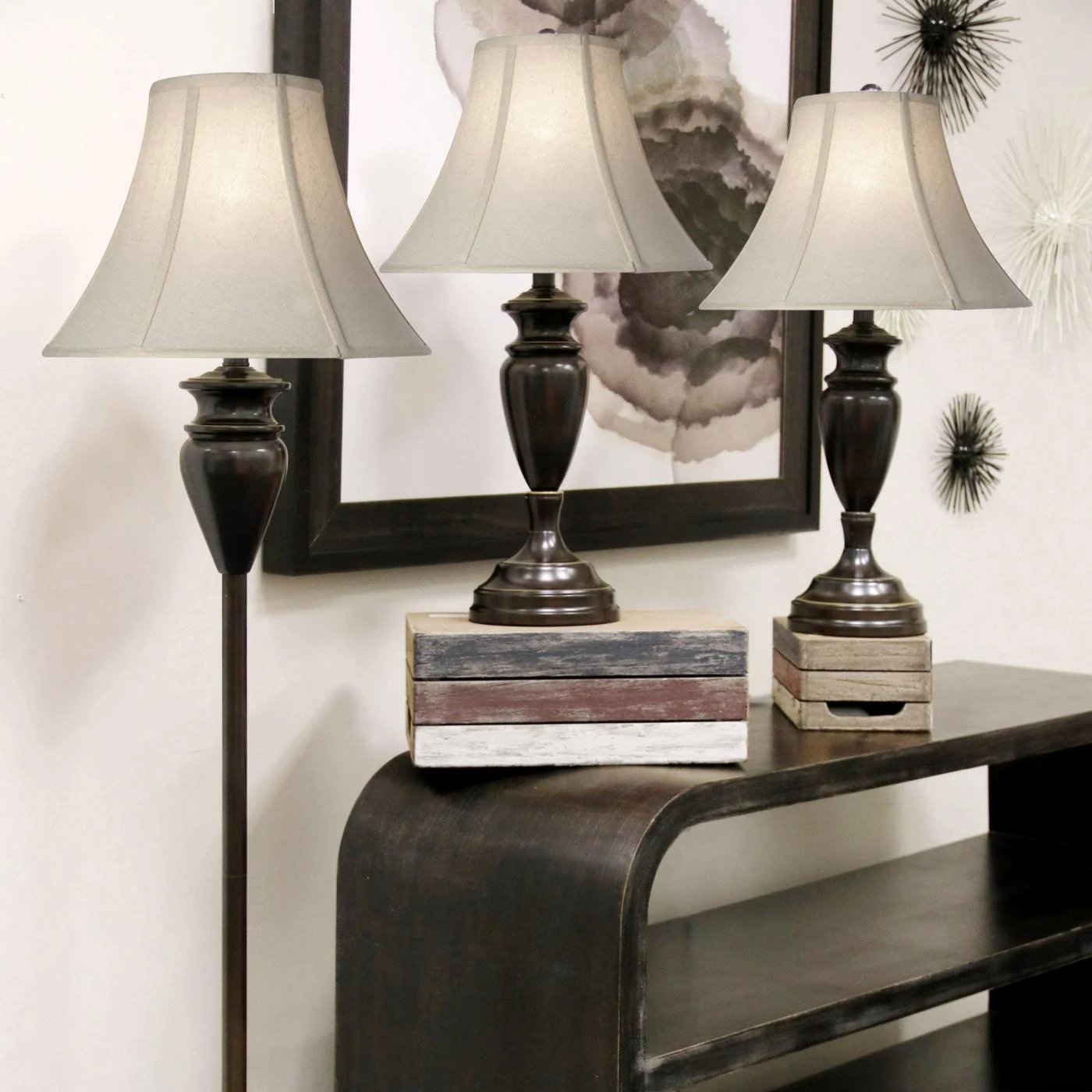 Best Sale ???? Standard StyleCraft Dunbrook 3 Piece Table And Floor Lamp Set ???? 3 Best Sale ???? Standard StyleCraft Dunbrook 3 Piece Table And Floor Lamp Set ???? - Image 3