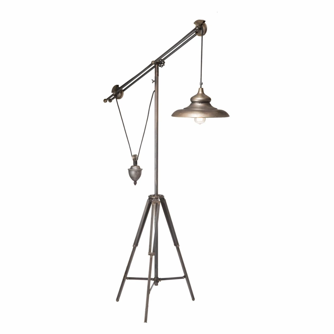 Hot Sale ???? A & B Home Socket AB Home Industrial Pully Tripod Floor Lamp ???? 3 Hot Sale ???? A & B Home Socket AB Home Industrial Pully Tripod Floor Lamp ???? - Image 3