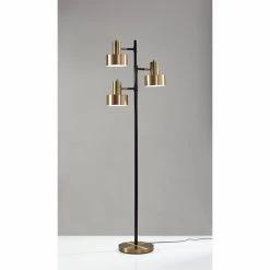 Promo ???? Standard Adesso Clayton Tree Floor Lamp ⭐ -Adesso Sales Store detailADO973