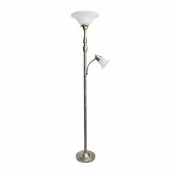 Flash Sale ???? 3-Way Elegant Designs ???? Mother Daughter Metal Floor Lamp ⌛ -Adesso Sales Store detailALLT271