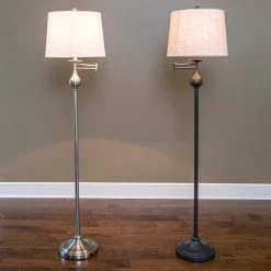 Outlet ✔️ 3-Way Decor Therapy Tina Floor Lamp With Swing Arm ???? -Adesso Sales Store detailJIMC860 1