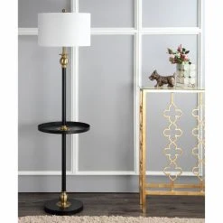 Buy ???? Lamp Tables JONATHAN Y Evans LED End Table Floor Lamp ???? -Adesso Sales Store detailJONA012