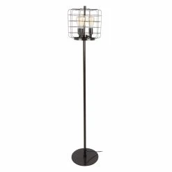 Standard LumiSource Indy Cage Industrial Floor Lamp -Adesso Sales Store detailLUS1090