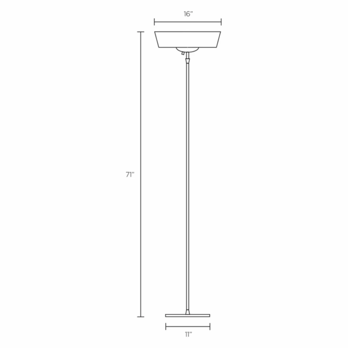 Budget ???? Torchiere Adesso Harper 5169 Floor Lamp ???? 2 Budget ???? Torchiere Adesso Harper 5169 Floor Lamp ???? - Image 2