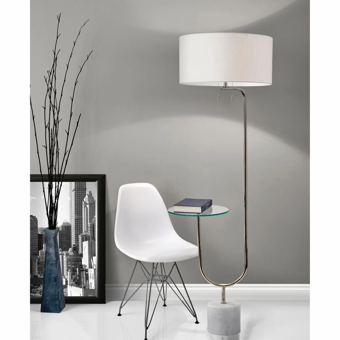 Best Sale ???? Pull Chain Adesso Sloan Shelf Floor Lamp ???? 2 Best Sale ???? Pull Chain Adesso Sloan Shelf Floor Lamp ???? - Image 2