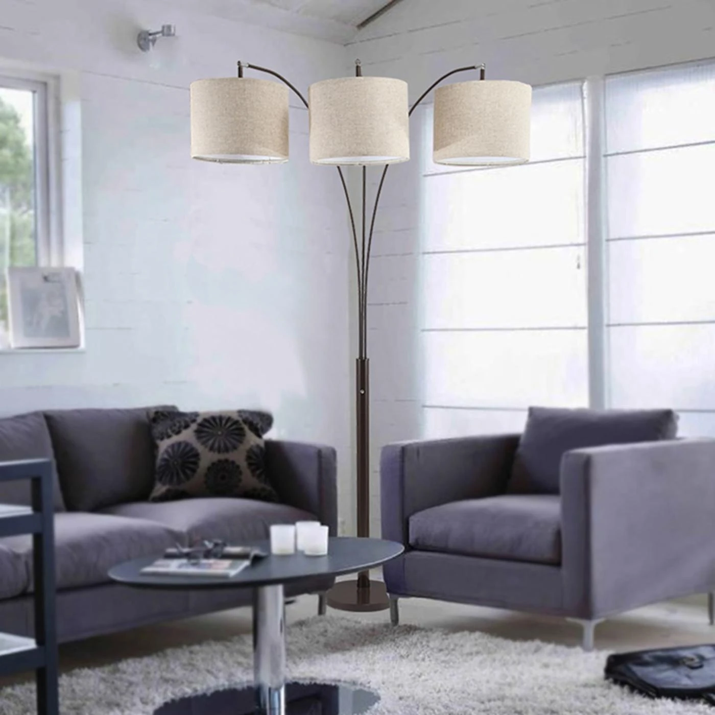 Cheapest ???? 3-Way Ore International Novalit 3 Light Arc Floor Lamp ???? 2 Cheapest ???? 3-Way Ore International Novalit 3 Light Arc Floor Lamp ???? - Image 2