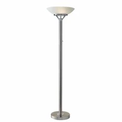 Deals ✔️ 3-Way Adesso Expo Torchiere Floor Lamp ✨