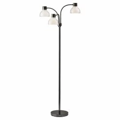 Hot Sale ???? 3-Way Adesso Presley 3 Arm Floor Lamp ????