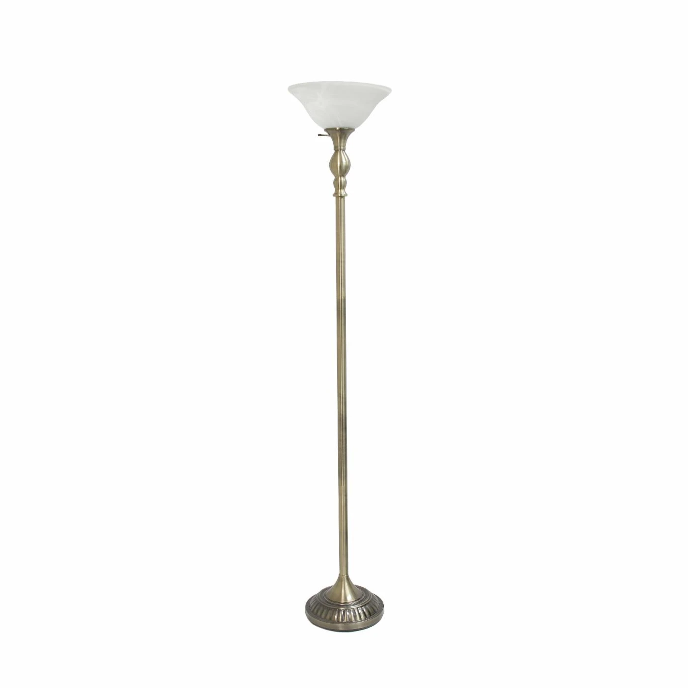 Wholesale ???? Socket Lalia Home Classic 1 Light Torchiere Floor Lamp With Marbleized Glass Shade ✨ 1 Wholesale ???? Socket Lalia Home Classic 1 Light Torchiere Floor Lamp With Marbleized Glass Shade ✨