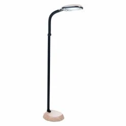 Wholesale ???? Standard Lavish Home Light Wood Grain Sunlight Floor Lamp ????