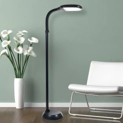 New ???? 4-Way Lavish Home LED Sunlight Floor Touch Lamp With Dimmer Switch ????