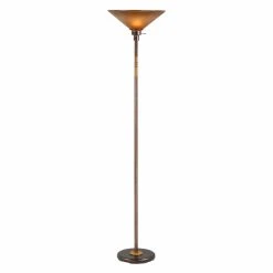 Best reviews of ???? 3-Way Cal Lighting Soho BO-234TR-RU Torchiere Floor Lamp ????