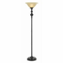 Best Sale ⌛ 3-Way Cal Lighting Alamo Torchiere Floor Lamp ????