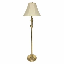 Flash Sale ❤️ Decor Therapy Polished Brass Floor Touch Lamp ????