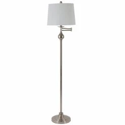 Outlet ✔️ 3-Way Decor Therapy Tina Floor Lamp With Swing Arm ????