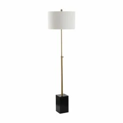 Hot Sale ???? Standard JONATHAN Y Lafayette Adjustable Height LED Floor Lamp ????