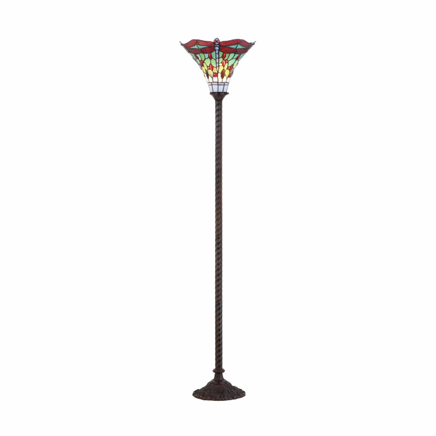 Outlet ???? JONATHAN Y JYL Dragonfly Tiffany Style LED Torchiere Floor Lamp ???? 1 Outlet ???? JONATHAN Y JYL Dragonfly Tiffany Style LED Torchiere Floor Lamp ????