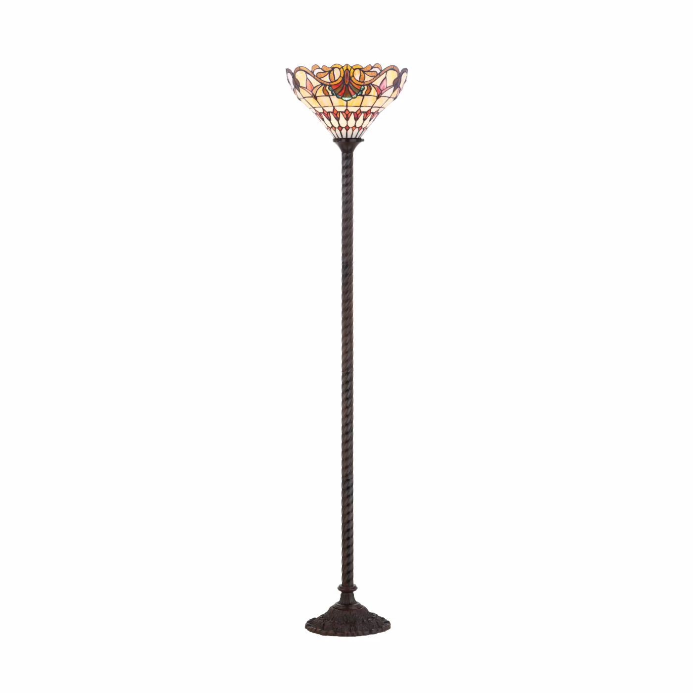 New ???? JONATHAN Y Davis Tiffany Style LED Torchiere Floor Lamp ???? 1 New ???? JONATHAN Y Davis Tiffany Style LED Torchiere Floor Lamp ????