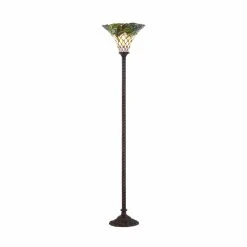 Cheap ???? JONATHAN Y Botanical Tiffany Style LED Torchiere Floor Lamp ????