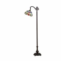 Best deal ???? Arc JONATHAN Y Dragonfly Tiffany Style LED Floor Lamp ????