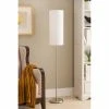 Best Sale ???? K&B Furniture Standard K&B Furniture L229 Brushed Nickel And White Floor Lamp ????