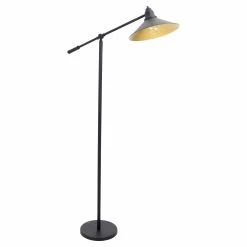 Promo ⭐ Standard LumiSource Paddy LS-L-CHRLFL BK Floor Lamp ????