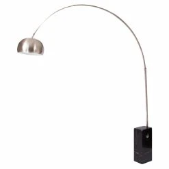 Best Pirce ???? Lamp Tables LeisureMod Arco Lamp Marble Cube Base ????