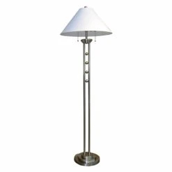 Wholesale ???? Standard Ore International 6231FSN Metal Floor Lamp - Silvertone ????
