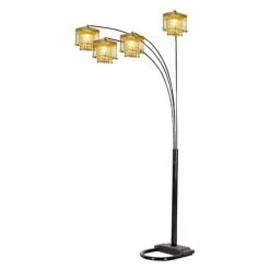 Cheapest ???? Ore International 6968BK 4 Arms Arch Floor Lamp - Black ????