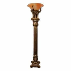 Coupon ???? Standard Ore International 9000 Antique-Style Goldtone Floor Lamp ❤️